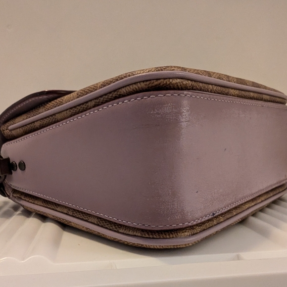Coach Cassie 19 in Soft Lilac and Tan with Pewter hardware - Picture 12 of 13